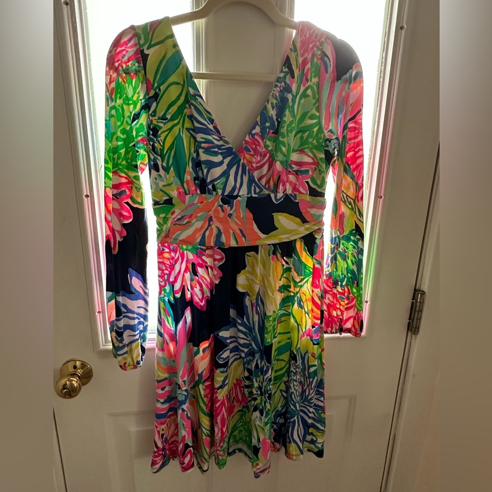 Lilly Pulitzer Fleur Dress in Traveler’s Palm sz M
